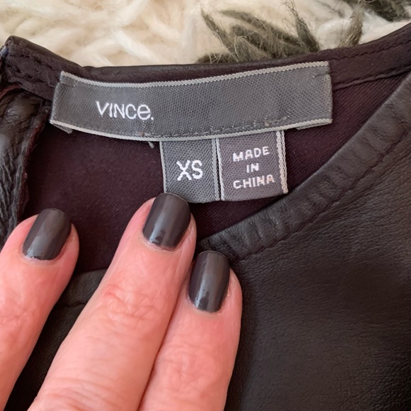 Vince - Leather Brown Shirt - Picture 4 of 5